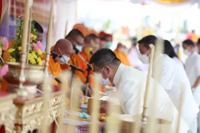 ประมวลภาพพิธีมหาพุทธาภิเษก–เทวาภิเษก รัตนมงคลศาลหลักเมือง สมุทรสงคราม ปี ๒๕๖๕