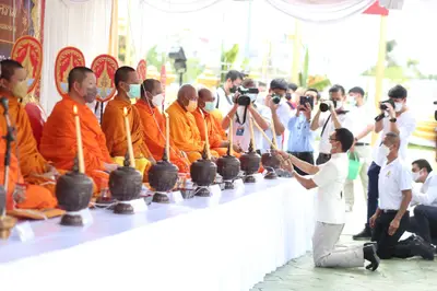 ประมวลภาพพิธีมหาพุทธาภิเษก–เทวาภิเษก รัตนมงคลศาลหลักเมือง สมุทรสงคราม ปี ๒๕๖๕