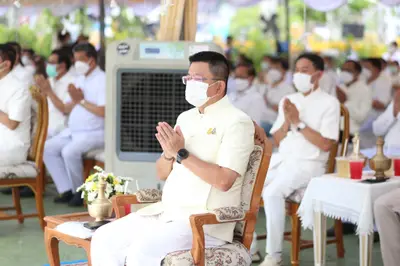 ประมวลภาพพิธีมหาพุทธาภิเษก–เทวาภิเษก รัตนมงคลศาลหลักเมือง สมุทรสงคราม ปี ๒๕๖๕