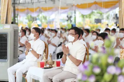 ประมวลภาพพิธีมหาพุทธาภิเษก–เทวาภิเษก รัตนมงคลศาลหลักเมือง สมุทรสงคราม ปี ๒๕๖๕
