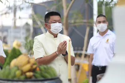 ประมวลภาพพิธีมหาพุทธาภิเษก–เทวาภิเษก รัตนมงคลศาลหลักเมือง สมุทรสงคราม ปี ๒๕๖๕
