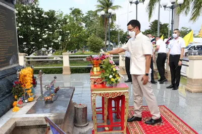 ประมวลภาพพิธีมหาพุทธาภิเษก–เทวาภิเษก รัตนมงคลศาลหลักเมือง สมุทรสงคราม ปี ๒๕๖๕
