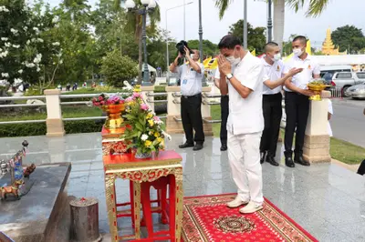 ประมวลภาพพิธีมหาพุทธาภิเษก–เทวาภิเษก รัตนมงคลศาลหลักเมือง สมุทรสงคราม ปี ๒๕๖๕
