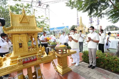ประมวลภาพพิธีมหาพุทธาภิเษก–เทวาภิเษก รัตนมงคลศาลหลักเมือง สมุทรสงคราม ปี ๒๕๖๕