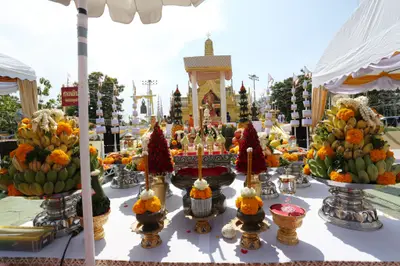 ประมวลภาพพิธีมหาพุทธาภิเษก–เทวาภิเษก รัตนมงคลศาลหลักเมือง สมุทรสงคราม ปี ๒๕๖๕
