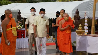 ประมวลภาพพิธีมหาพุทธาภิเษก–เทวาภิเษก รัตนมงคลศาลหลักเมือง สมุทรสงคราม ปี ๒๕๖๕