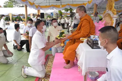 ประมวลภาพพิธีมหาพุทธาภิเษก–เทวาภิเษก รัตนมงคลศาลหลักเมือง สมุทรสงคราม ปี ๒๕๖๕