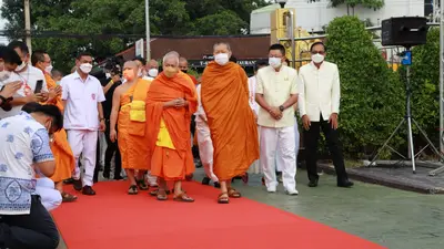ประมวลภาพพิธีมหาพุทธาภิเษก–เทวาภิเษก รัตนมงคลศาลหลักเมือง สมุทรสงคราม ปี ๒๕๖๕