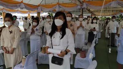 ประมวลภาพพิธีมหาพุทธาภิเษก–เทวาภิเษก รัตนมงคลศาลหลักเมือง สมุทรสงคราม ปี ๒๕๖๕