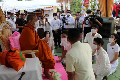 ประมวลภาพพิธีมหาพุทธาภิเษก–เทวาภิเษก รัตนมงคลศาลหลักเมือง สมุทรสงคราม ปี ๒๕๖๕
