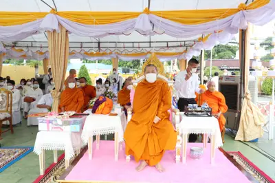 ประมวลภาพพิธีมหาพุทธาภิเษก–เทวาภิเษก รัตนมงคลศาลหลักเมือง สมุทรสงคราม ปี ๒๕๖๕