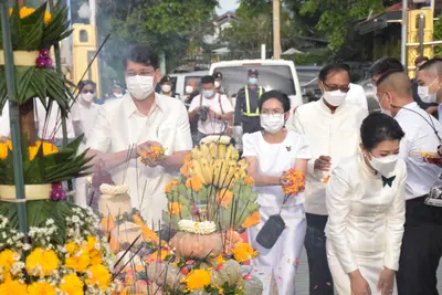 ประมวลภาพพิธีมหาพุทธาภิเษก–เทวาภิเษก รัตนมงคลศาลหลักเมือง สมุทรสงคราม ปี ๒๕๖๕