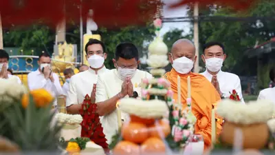 ประมวลภาพพิธีมหาพุทธาภิเษก–เทวาภิเษก รัตนมงคลศาลหลักเมือง สมุทรสงคราม ปี ๒๕๖๕