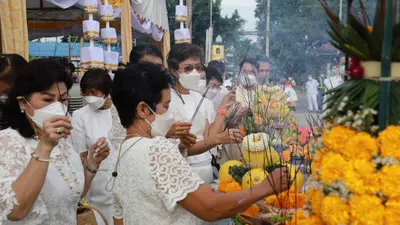 ประมวลภาพพิธีมหาพุทธาภิเษก–เทวาภิเษก รัตนมงคลศาลหลักเมือง สมุทรสงคราม ปี ๒๕๖๕
