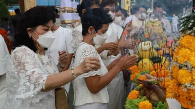 ประมวลภาพพิธีมหาพุทธาภิเษก–เทวาภิเษก รัตนมงคลศาลหลักเมือง สมุทรสงคราม ปี ๒๕๖๕