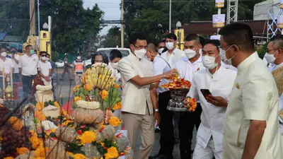 ประมวลภาพพิธีมหาพุทธาภิเษก–เทวาภิเษก รัตนมงคลศาลหลักเมือง สมุทรสงคราม ปี ๒๕๖๕