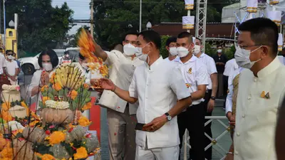 ประมวลภาพพิธีมหาพุทธาภิเษก–เทวาภิเษก รัตนมงคลศาลหลักเมือง สมุทรสงคราม ปี ๒๕๖๕