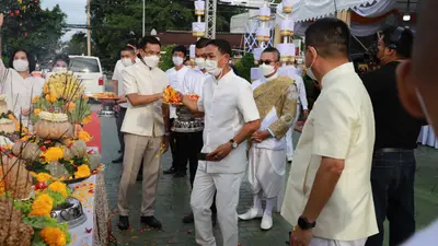 ประมวลภาพพิธีมหาพุทธาภิเษก–เทวาภิเษก รัตนมงคลศาลหลักเมือง สมุทรสงคราม ปี ๒๕๖๕