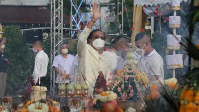 ประมวลภาพพิธีมหาพุทธาภิเษก–เทวาภิเษก รัตนมงคลศาลหลักเมือง สมุทรสงคราม ปี ๒๕๖๕