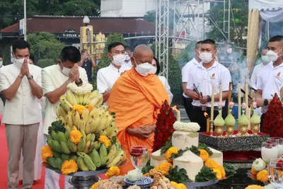 ประมวลภาพพิธีมหาพุทธาภิเษก–เทวาภิเษก รัตนมงคลศาลหลักเมือง สมุทรสงคราม ปี ๒๕๖๕