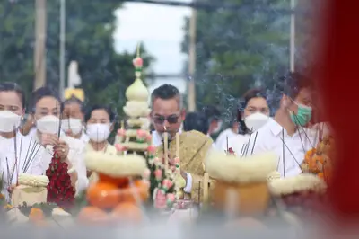 ประมวลภาพพิธีมหาพุทธาภิเษก–เทวาภิเษก รัตนมงคลศาลหลักเมือง สมุทรสงคราม ปี ๒๕๖๕