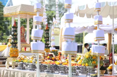 ประมวลภาพพิธีมหาพุทธาภิเษก–เทวาภิเษก รัตนมงคลศาลหลักเมือง สมุทรสงคราม ปี ๒๕๖๕