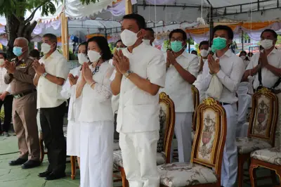 ประมวลภาพพิธีมหาพุทธาภิเษก–เทวาภิเษก รัตนมงคลศาลหลักเมือง สมุทรสงคราม ปี ๒๕๖๕