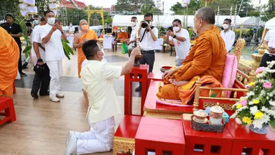 ประมวลภาพพิธีมหาพุทธาภิเษก–เทวาภิเษก รัตนมงคลศาลหลักเมือง สมุทรสงคราม ปี ๒๕๖๕