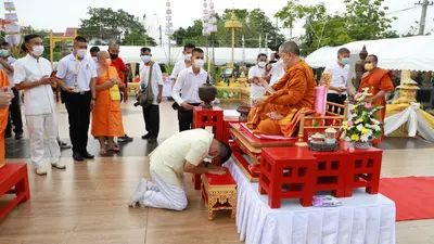 ประมวลภาพพิธีมหาพุทธาภิเษก–เทวาภิเษก รัตนมงคลศาลหลักเมือง สมุทรสงคราม ปี ๒๕๖๕