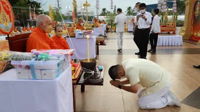 ประมวลภาพพิธีมหาพุทธาภิเษก–เทวาภิเษก รัตนมงคลศาลหลักเมือง สมุทรสงคราม ปี ๒๕๖๕