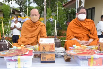 ประมวลภาพพิธีมหาพุทธาภิเษก–เทวาภิเษก รัตนมงคลศาลหลักเมือง สมุทรสงคราม ปี ๒๕๖๕