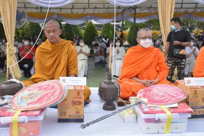 ประมวลภาพพิธีมหาพุทธาภิเษก–เทวาภิเษก รัตนมงคลศาลหลักเมือง สมุทรสงคราม ปี ๒๕๖๕