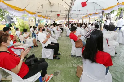 ประมวลภาพพิธีมหาพุทธาภิเษก–เทวาภิเษก รัตนมงคลศาลหลักเมือง สมุทรสงคราม ปี ๒๕๖๕