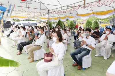 ประมวลภาพพิธีมหาพุทธาภิเษก–เทวาภิเษก รัตนมงคลศาลหลักเมือง สมุทรสงคราม ปี ๒๕๖๕