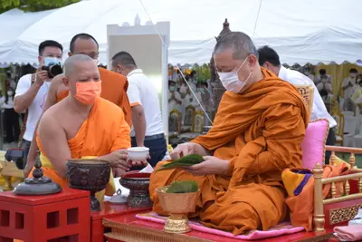 ประมวลภาพพิธีมหาพุทธาภิเษก–เทวาภิเษก รัตนมงคลศาลหลักเมือง สมุทรสงคราม ปี ๒๕๖๕