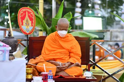 ประมวลภาพพิธีมหาพุทธาภิเษก–เทวาภิเษก รัตนมงคลศาลหลักเมือง สมุทรสงคราม ปี ๒๕๖๕