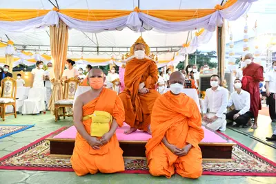 ประมวลภาพพิธีมหาพุทธาภิเษก–เทวาภิเษก รัตนมงคลศาลหลักเมือง สมุทรสงคราม ปี ๒๕๖๕