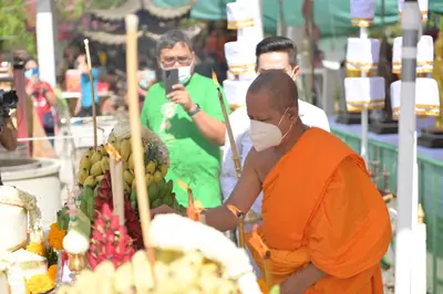 ประมวลภาพพิธีพุทธาภิเษกและเทวาภิเษกวัตถุมงคล วัดจุฬามณี ๑๘ มิถุนายน ๒๕๖๕