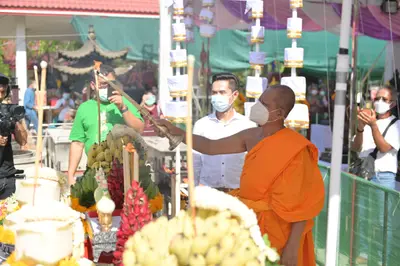 ประมวลภาพพิธีพุทธาภิเษกและเทวาภิเษกวัตถุมงคล วัดจุฬามณี ๑๘ มิถุนายน ๒๕๖๕