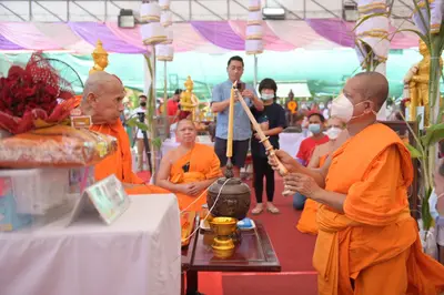 ประมวลภาพพิธีพุทธาภิเษกและเทวาภิเษกวัตถุมงคล วัดจุฬามณี ๑๘ มิถุนายน ๒๕๖๕