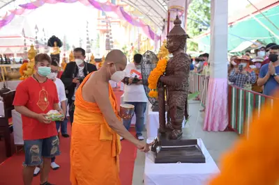 ประมวลภาพพิธีพุทธาภิเษกและเทวาภิเษกวัตถุมงคล วัดจุฬามณี ๑๘ มิถุนายน ๒๕๖๕
