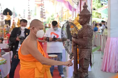 ประมวลภาพพิธีพุทธาภิเษกและเทวาภิเษกวัตถุมงคล วัดจุฬามณี ๑๘ มิถุนายน ๒๕๖๕