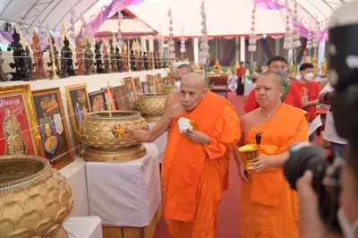 ประมวลภาพพิธีพุทธาภิเษกและเทวาภิเษกวัตถุมงคล วัดจุฬามณี ๑๘ มิถุนายน ๒๕๖๕
