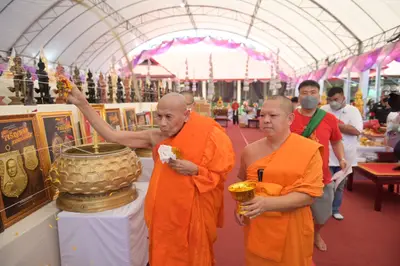 ประมวลภาพพิธีพุทธาภิเษกและเทวาภิเษกวัตถุมงคล วัดจุฬามณี ๑๘ มิถุนายน ๒๕๖๕