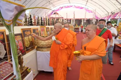 ประมวลภาพพิธีพุทธาภิเษกและเทวาภิเษกวัตถุมงคล วัดจุฬามณี ๑๘ มิถุนายน ๒๕๖๕