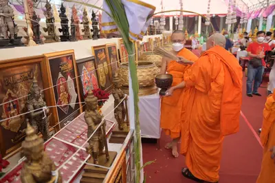 ประมวลภาพพิธีพุทธาภิเษกและเทวาภิเษกวัตถุมงคล วัดจุฬามณี ๑๘ มิถุนายน ๒๕๖๕