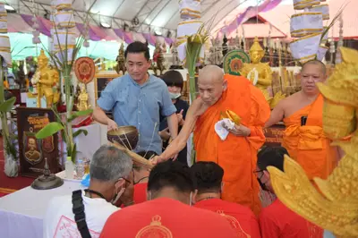 ประมวลภาพพิธีพุทธาภิเษกและเทวาภิเษกวัตถุมงคล วัดจุฬามณี ๑๘ มิถุนายน ๒๕๖๕
