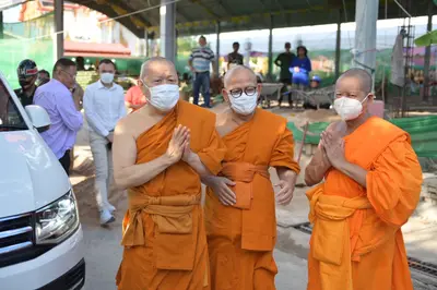 ประมวลภาพพิธีพุทธาภิเษกและเทวาภิเษกวัตถุมงคล วัดจุฬามณี ๑๘ มิถุนายน ๒๕๖๕