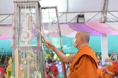 ประมวลภาพพิธีพุทธาภิเษกและเทวาภิเษกวัตถุมงคล วัดจุฬามณี ๑๘ มิถุนายน ๒๕๖๕
