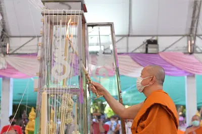 ประมวลภาพพิธีพุทธาภิเษกและเทวาภิเษกวัตถุมงคล วัดจุฬามณี ๑๘ มิถุนายน ๒๕๖๕